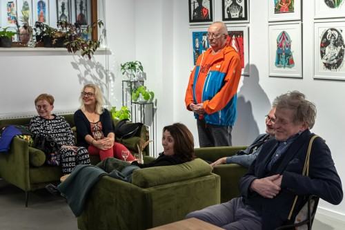 Otwarcie wystawy Magdaleny Wosik pt. Wierzę w wiersze, zdj. Michał Pietrzak