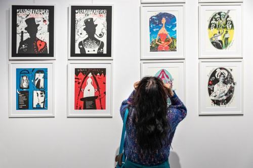 Otwarcie wystawy Magdaleny Wosik pt. Wierzę w wiersze, zdj. Michał Pietrzak