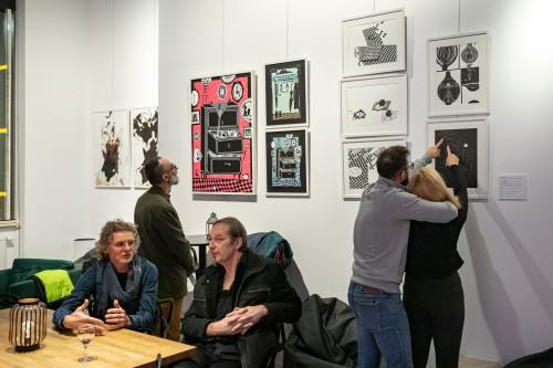 Otwarcie wystawy Magdaleny Wosik pt. Wierzę w wiersze, zdj. Michał Pietrzak