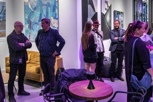 Otwarcie wystawy Soni Ruciak i Marceliny Groń pt. Miejsca związane w Galerii Sztuka na miejscu, zdj. Michał Pietrzak.