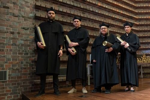 _mp_8310.jpg Uroczysta Promocja Doktorów i Doktorów Habilitowanych Sztuki Uczelni Artystycznych Wrocławia 2022