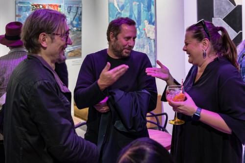 Otwarcie wystawy Soni Ruciak i Marceliny Groń pt. Miejsca związane w Galerii Sztuka na miejscu, zdj. Michał Pietrzak.