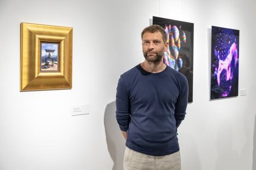 Oprowadzanie kuratorskie po wystawie Dowody na NIEOBECNOŚĆ w Galerii Geppart ASP Wrocław, zdj. Michał Pietrzak