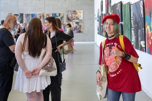 Nowe Perspektywy – wystawa uczniów Liceum Sztuk Plastycznych im. Stanisława Kopystyńskiego we Wrocławiu, zdj. Michał Pietrzak