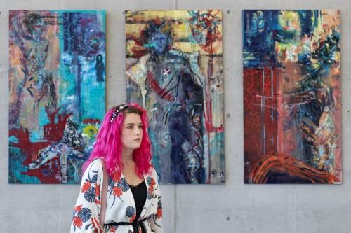 Nowe Perspektywy – wystawa uczniów Liceum Sztuk Plastycznych im. Stanisława Kopystyńskiego we Wrocławiu, zdj. Michał Pietrzak