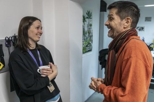 Otwarcie wystawy: Zapis przejścia, zdj. Michał Pietrzak