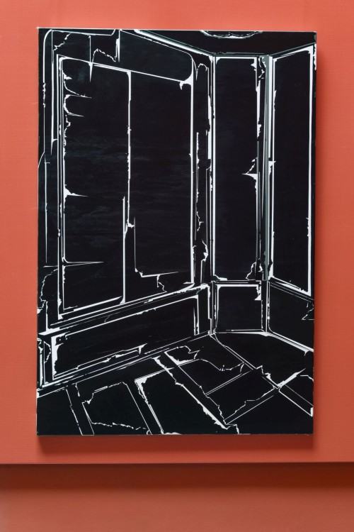 anna-kolodziejczyk, Siła pozornie prostego wnętrza, akryl na płótnie, 140x120cm, 2016 anna-kolodziejczyk, Siła pozornie prostego wnętrza, akryl na płótnie, 140x120cm, 2016