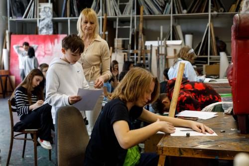 Spotkanie na ASP z uczniami American School of Wrocław Spotkanie na ASP z uczniami American School of Wrocław