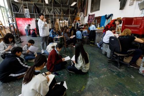 Spotkanie na ASP z uczniami American School of Wrocław Spotkanie na ASP z uczniami American School of Wrocław