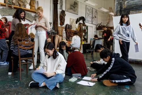 Spotkanie na ASP z uczniami American School of Wrocław Spotkanie na ASP z uczniami American School of Wrocław