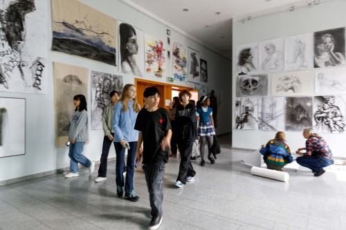 Spotkanie na ASP z uczniami American School of Wrocław Spotkanie na ASP z uczniami American School of Wrocław