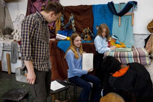 Spotkanie na ASP z uczniami American School of Wrocław Spotkanie na ASP z uczniami American School of Wrocław