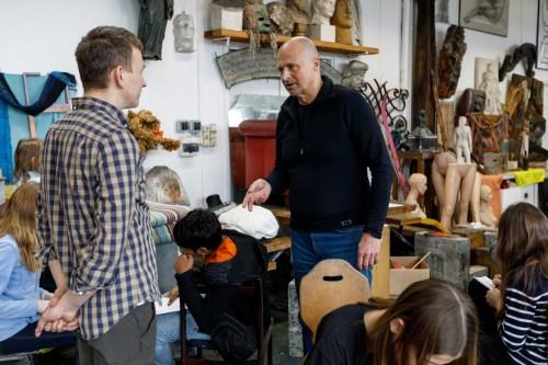 Spotkanie na ASP z uczniami American School of Wrocław Spotkanie na ASP z uczniami American School of Wrocław