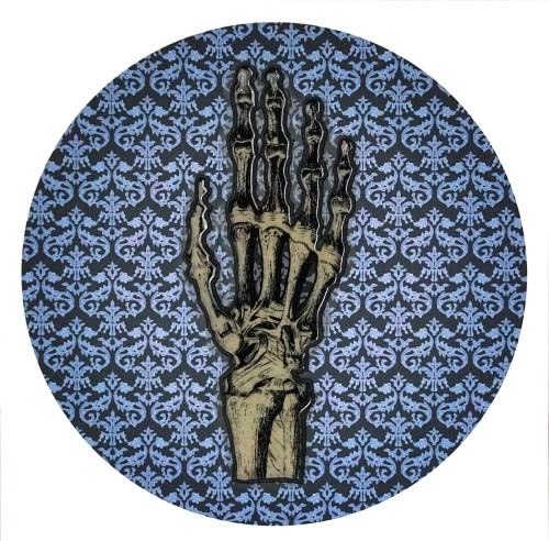 W.Pukocz, Dłoń prawa, tech-mieszana, 2025 W.Pukocz, Dłoń prawa, tech-mieszana, 2025