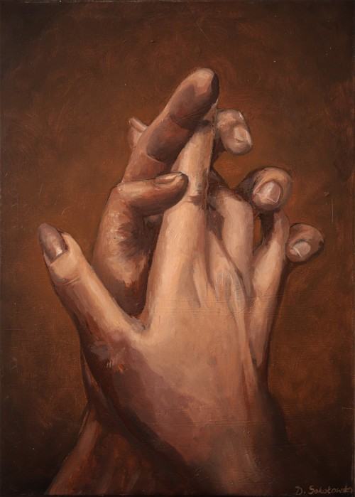 Dorota Sokołowska, bez tytułu I, technika akryl na płótnie, 2023, zdj. Katarzyna Rutkowska