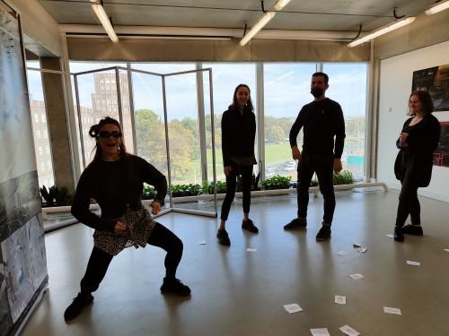 Studenci w trakcie kursu Metodologia – Design Thinking, zdj. Dominika Sobolewska