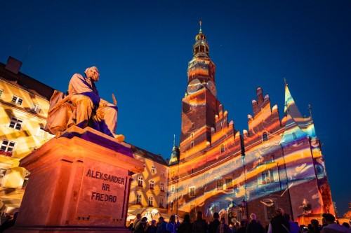 Pokazy świetlne. Foto: Bartosz Mokrzycki / mat. prasowe UMW