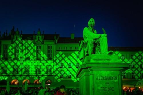 Pokazy świetlne. Foto: Bartosz Mokrzycki / mat. prasowe UMW