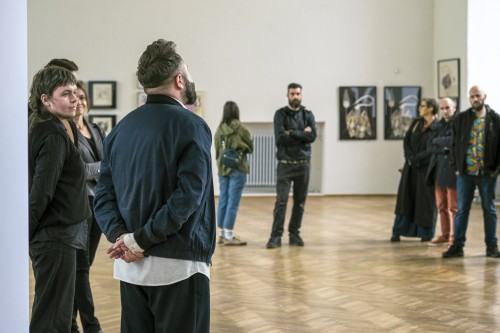 Otwarcie wystawy Wklęsłe, Płaskie, Wypukłe, zdj. Wiktor Niepełka Juchnowicz