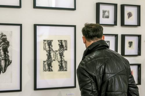 Otwarcie wystawy Wklęsłe, Płaskie, Wypukłe, zdj. Wiktor Niepełka Juchnowicz