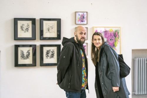 Otwarcie wystawy Wklęsłe, Płaskie, Wypukłe, zdj. Wiktor Niepełka Juchnowicz