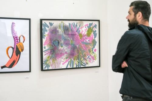 Otwarcie wystawy Wklęsłe, Płaskie, Wypukłe, zdj. Wiktor Niepełka Juchnowicz