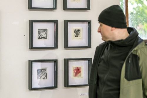 Otwarcie wystawy Wklęsłe, Płaskie, Wypukłe, zdj. Wiktor Niepełka Juchnowicz