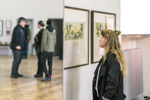 Otwarcie wystawy Wklęsłe, Płaskie, Wypukłe, zdj. Wiktor Niepełka Juchnowicz