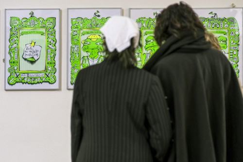 Otwarcie wystawy Wklęsłe, Płaskie, Wypukłe, zdj. Wiktor Niepełka Juchnowicz