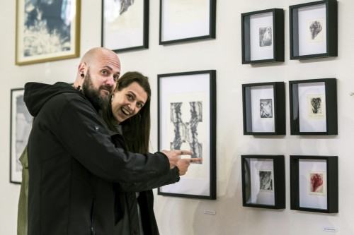 Otwarcie wystawy Wklęsłe, Płaskie, Wypukłe, zdj. Wiktor Niepełka Juchnowicz