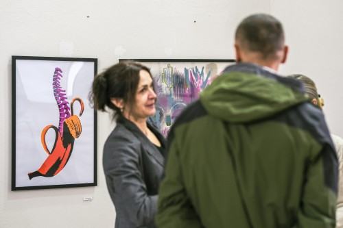 Otwarcie wystawy Wklęsłe, Płaskie, Wypukłe, zdj. Wiktor Niepełka Juchnowicz