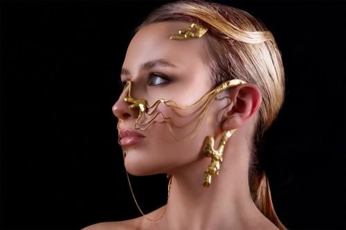 Iga Justyńska, Kreacja na twarz, 2023, zdj. autorka