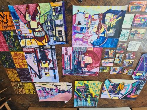 Przegląd z rysunku w pracowni 212