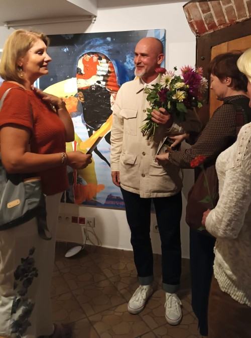 Otwarcie wystawy Grzegorza Woźnego w Domu Kultury w Rawiczu Otwarcie wystawy Grzegorza Woźnego w Domu Kultury w Rawiczu