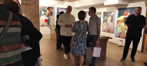 Otwarcie wystawy Grzegorza Woźnego w Domu Kultury w Rawiczu Otwarcie wystawy Grzegorza Woźnego w Domu Kultury w Rawiczu