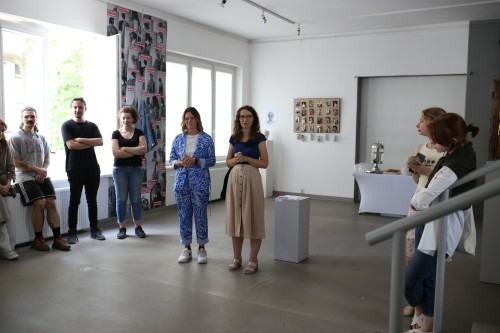 Wernisaż wystawy Erasmus+ 2022, zdj. Justyna Żak Wernisaż wystawy Erasmus+ 2022, zdj. Justyna Żak