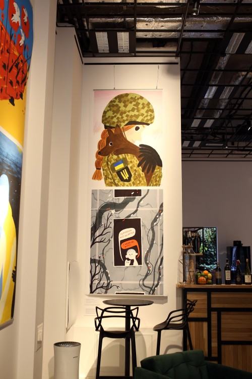 Wernisaż wystawy Ukraiński plakat walczy!, zdj. Justyna Żak