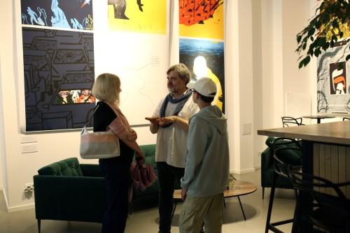 Wernisaż wystawy Ukraiński plakat walczy!, zdj. Justyna Żak