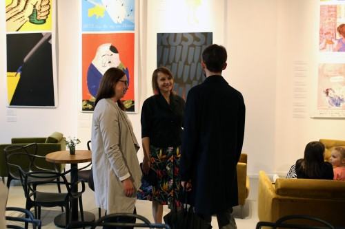 Wernisaż wystawy Ukraiński plakat walczy!, zdj. Justyna Żak