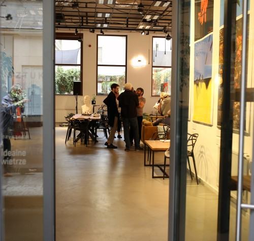 Wernisaż wystawy Ukraiński plakat walczy!, zdj. Justyna Żak