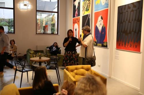 Wernisaż wystawy Ukraiński plakat walczy!, zdj. Justyna Żak