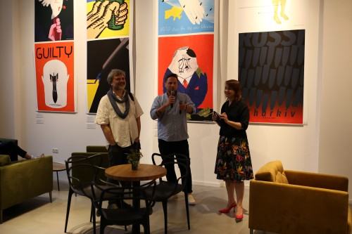 Wernisaż wystawy Ukraiński plakat walczy!, zdj. Justyna Żak