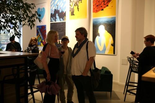 Wernisaż wystawy Ukraiński plakat walczy!, zdj. Justyna Żak