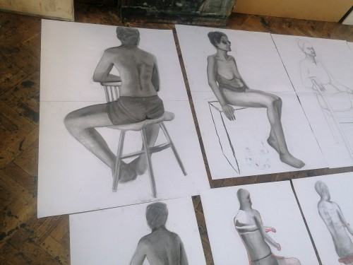 Przegląd z rysunku w pracowni 212