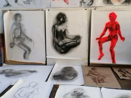 Przegląd z rysunku w pracowni 212