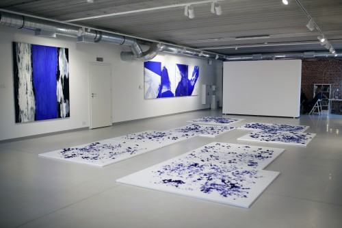 Wernisaż wystawy Urszuli Wilk pt. Płynność światła, tańce pielgrzymującej wody, zdj. Justyna Żak