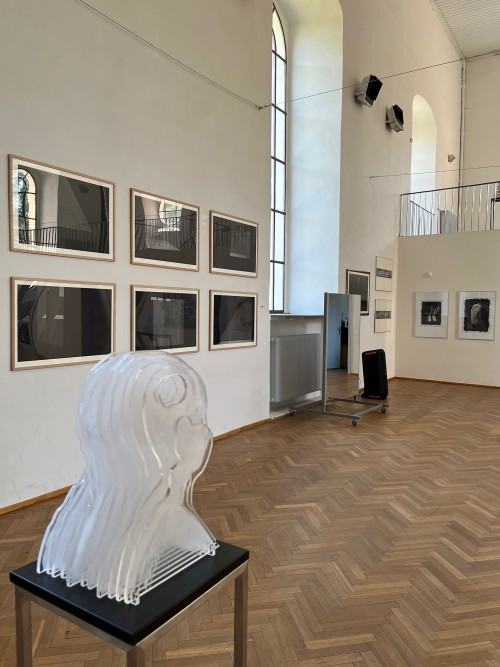 fotorelacja wystawy Wrocławskiej Szkoły Grafiki - Impresoria. Obraz uwielbiony, Evangelik, Ziębice