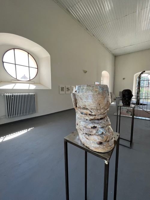 fotorelacja wystawy Wrocławskiej Szkoły Grafiki - Impresoria. Obraz uwielbiony, Evangelik, Ziębice