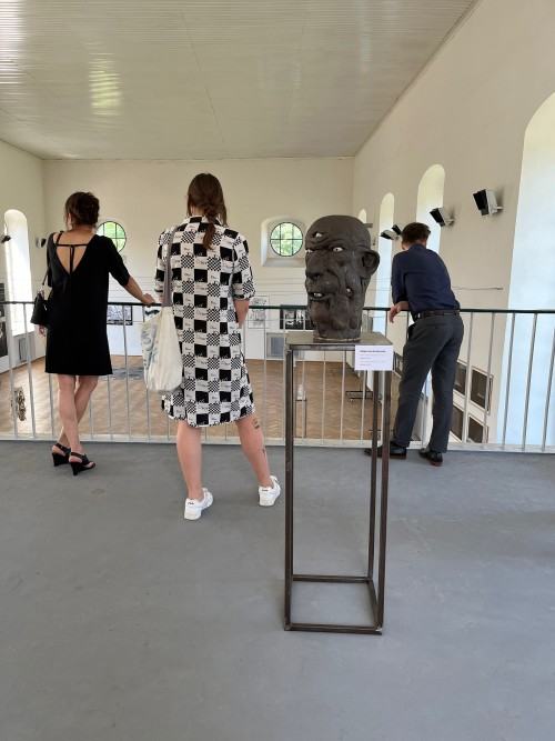 fotorelacja wystawy Wrocławskiej Szkoły Grafiki - Impresoria. Obraz uwielbiony, Evangelik, Ziębice