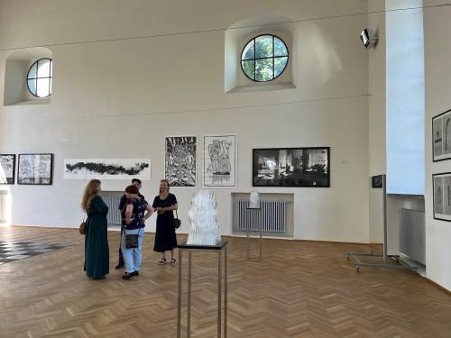 fotorelacja wystawy Wrocławskiej Szkoły Grafiki - Impresoria. Obraz uwielbiony, Evangelik, Ziębice